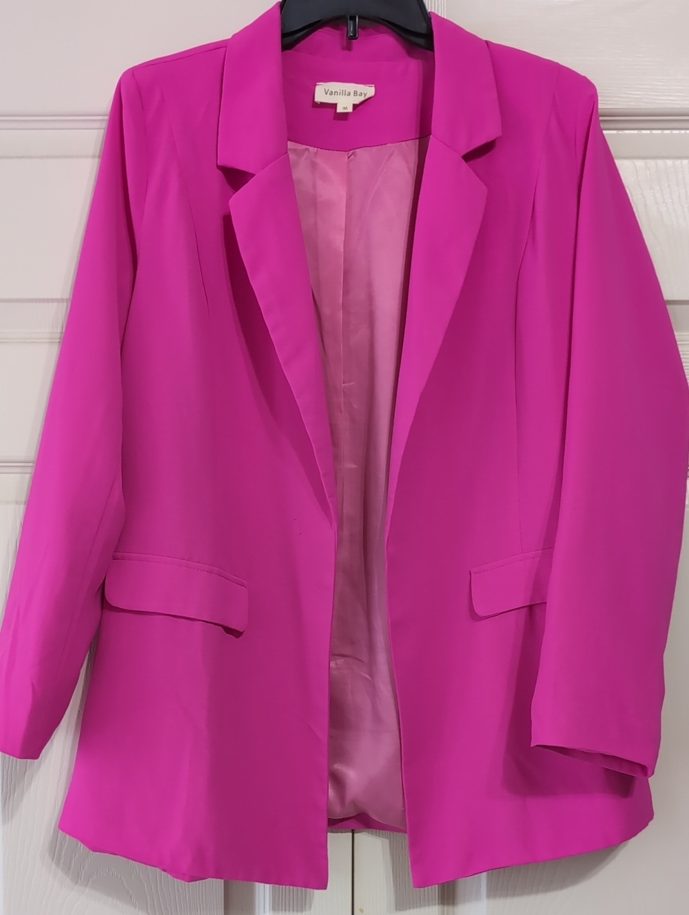 Vanilla Bay Bright Fuchsia Open-Front Blazer